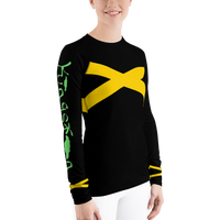 Kingston X Women's Rash Guard Black (Compression Shirt)